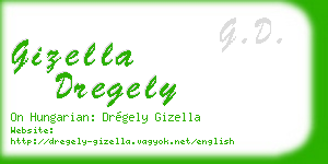 gizella dregely business card